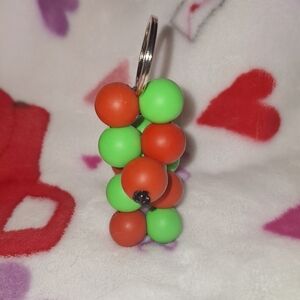 Colorful Beaded Keychain